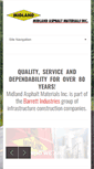 Mobile Screenshot of midlandasphalt.com